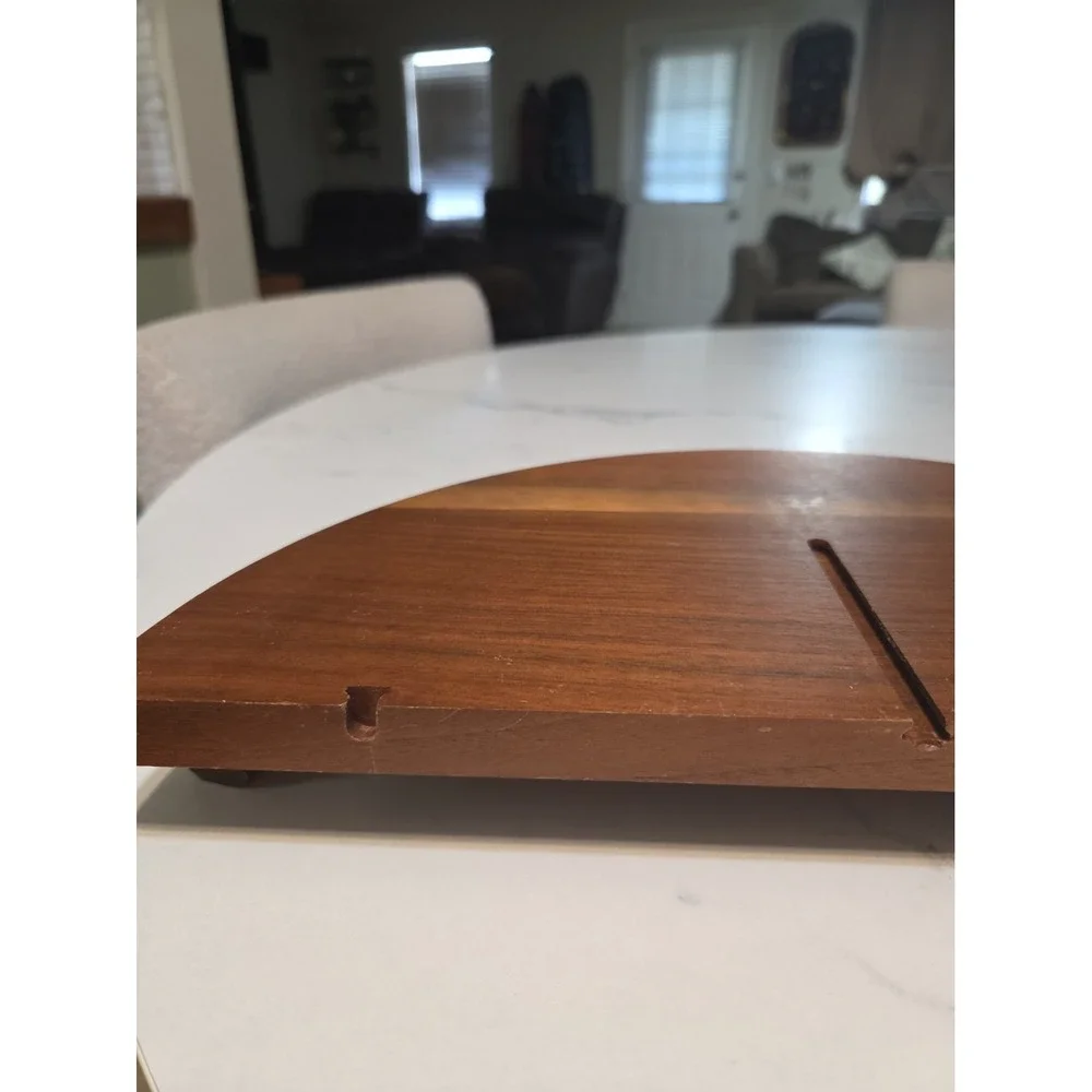 Vintage Ozark Walnutware Solid Walnut Shelf Mid Century Modern Wood Floating...